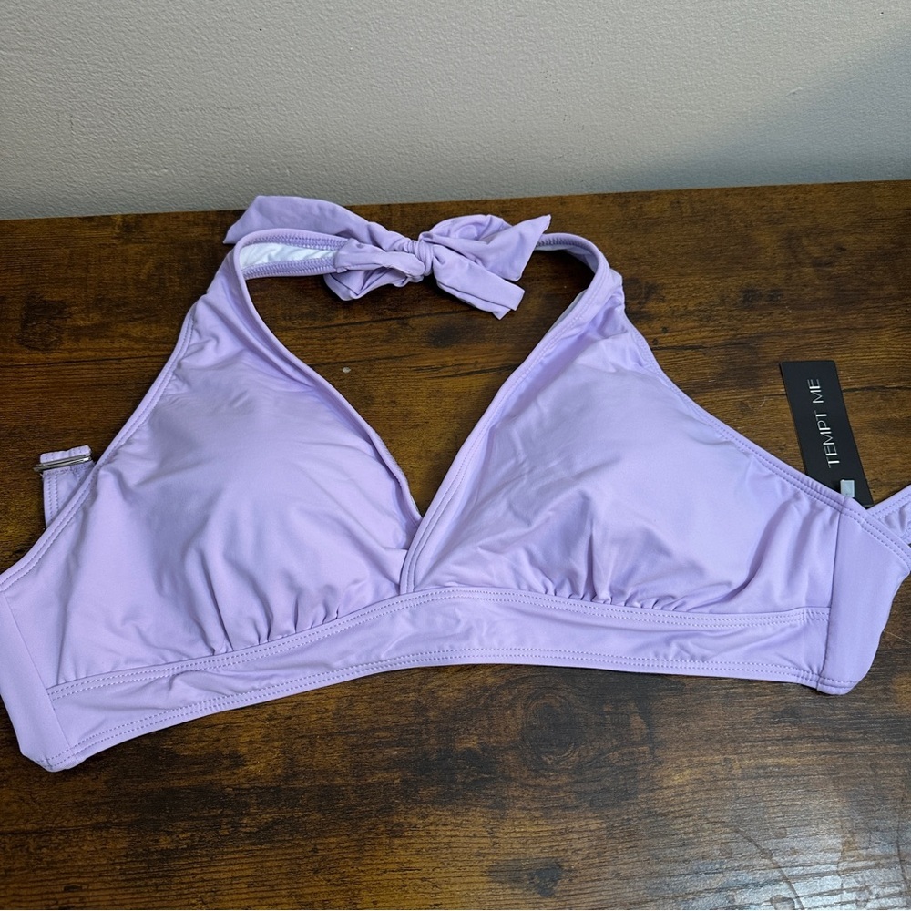Lilac Halter Bralette